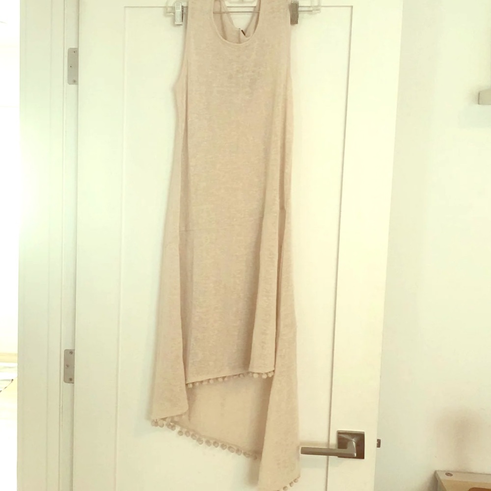 Echo Pom Pom Slub Tank Dress